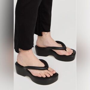 Melissa Free Platform Wedge Black 7/38